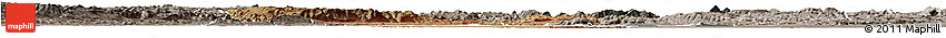 Satellite Horizon Map of Siavonga, semi-desaturated