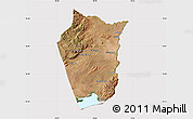 Satellite Map of Siavonga, cropped outside