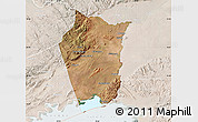 Satellite Map of Siavonga, lighten