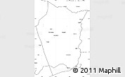 Blank Simple Map of Siavonga