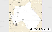 Classic Style Simple Map of Mongu