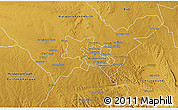 Physical 3D Map of Bulawayo