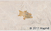 Satellite 3D Map of Bulawayo, lighten