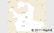 Classic Style Simple Map of BULAWAYO Urban