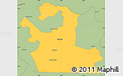 Savanna Style Simple Map of BULAWAYO Urban