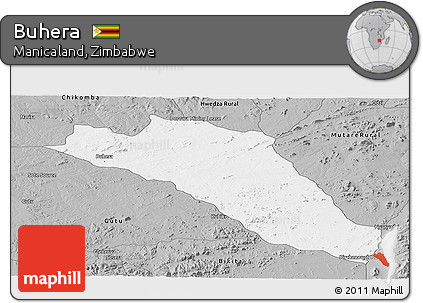 Gray Panoramic Map of Buhera