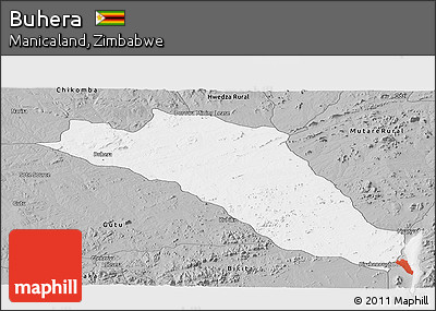 Gray Panoramic Map of Buhera