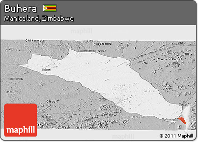 Gray Panoramic Map of Buhera