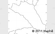 Blank Simple Map of Buhera, no labels