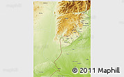 Physical 3D Map of Chipinge Rural