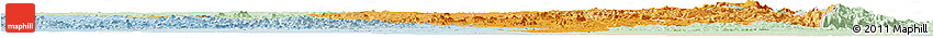 Political Shades Horizon Map of Manicaland, lighten