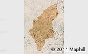 Satellite 3D Map of Makoni, lighten