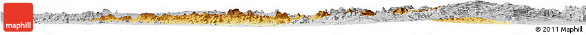 Physical Horizon Map of Mutare Rural, lighten, desaturated