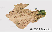 Satellite Panoramic Map of Mutare Rural, cropped outside