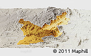 Physical Panoramic Map of Mutasa, lighten, semi-desaturated
