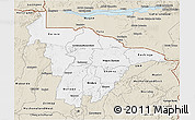 Classic Style 3D Map of Mashonaland Central