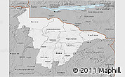 Gray 3D Map of Mashonaland Central