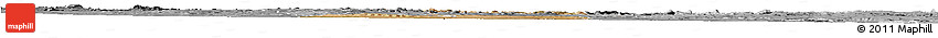 Satellite Horizon Map of Bindura, desaturated
