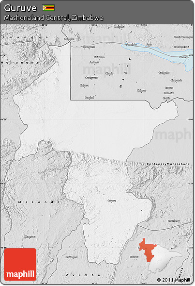 Silver Style Map of Guruve