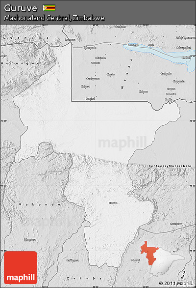 Silver Style Map of Guruve