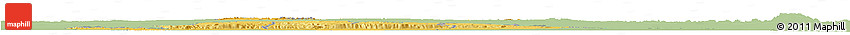 Savanna Style Horizon Map of Mashonaland Central, single color outside