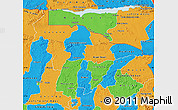 Political Map of Mashonaland Central