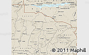 Shaded Relief Map of Mashonaland Central