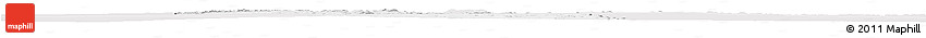 Silver Style Horizon Map of Mazowe, single color outside