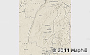 Shaded Relief Map of Mazowe