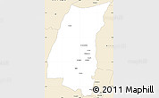 Classic Style Simple Map of Mazowe
