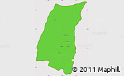 Political Simple Map of Mazowe, cropped outside