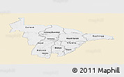 Classic Style Panoramic Map of Mashonaland Central, single color outside