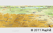 Physical Panoramic Map of Mashonaland Central