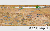 Satellite Panoramic Map of Mashonaland Central