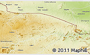 Physical 3D Map of Rushinga