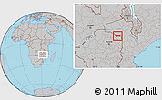 Gray Location Map of Rushinga
