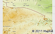 Physical Map of Rushinga