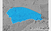 Political Map of Rushinga, desaturated