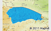 Political Map of Rushinga, physical outside