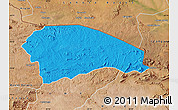 Political Map of Rushinga, satellite outside