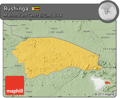 Savanna Style Map of Rushinga