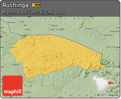 Savanna Style Map of Rushinga
