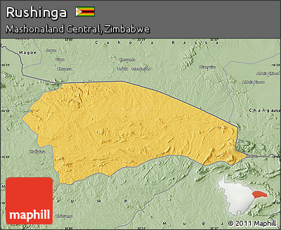 Savanna Style Map of Rushinga