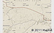 Shaded Relief Map of Rushinga