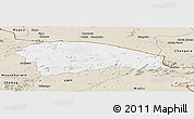 Classic Style Panoramic Map of Rushinga