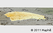 Physical Panoramic Map of Rushinga, darken, semi-desaturated