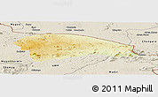 Physical Panoramic Map of Rushinga, shaded relief outside