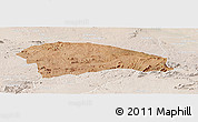 Satellite Panoramic Map of Rushinga, lighten