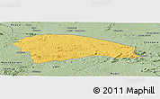 Savanna Style Panoramic Map of Rushinga