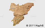 Satellite 3D Map of Shamva, cropped outside